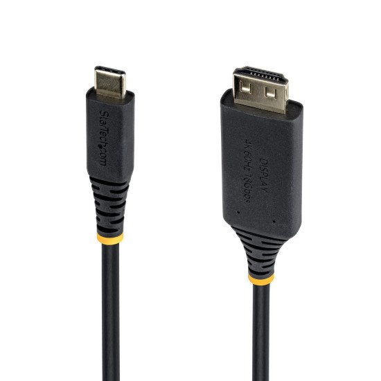 StarTech.com Câble Adaptateur USB-C vers HDMI de 1m, Connecteur HDMI à Verrouillage, 4K 60Hz, Compatible Thunderbolt, HDR, Câble Unidirectionnel pour MacBook, Dell, HP, Lenovo