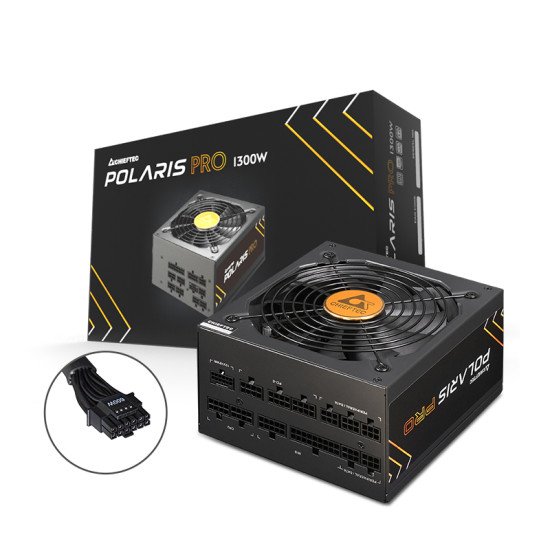 Chieftec Polaris PRO 1300W unité d'alimentation d'énergie 20+4 pin ATX ATX Noir