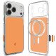 Spigen Ultra Hybrid T (MagFit) coque de protection pour téléphones portables 16 cm (6.3") Housse Transparent, Orange