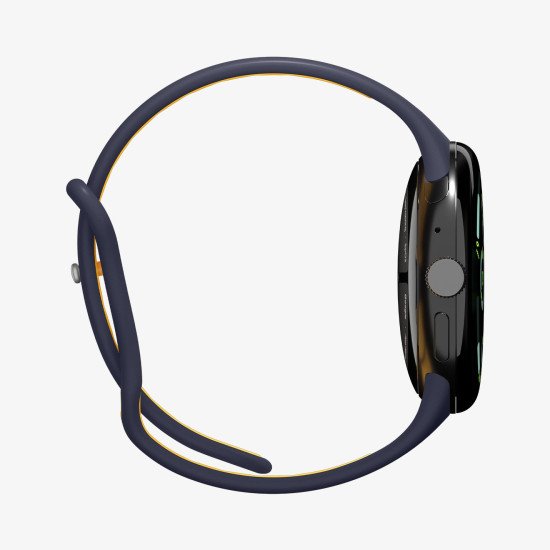 Spigen Nano Pop Bande Marine, Jaune Silicone
