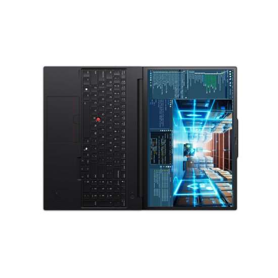 Lenovo ThinkPad P16v Gen 3 (Intel) Intel Core Ultra 7 255H Station de travail mobile 40,6 cm (16") WUXGA 32 Go DDR5-SDRAM 1 To SSD NVIDIA RTX PRO 1000 Blackwell Wi-Fi 7 (802.11be) Windows 11 Pro Belge Noir