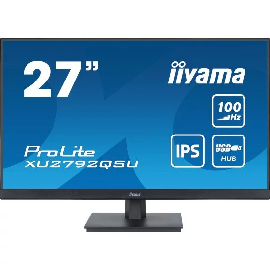 iiyama ProLite écran PC 68,6 cm (27") 2560 x 1440 pixels Dual WQHD LED Noir iiyama ProLite écran PC 68,6 cm (27") 2560 x 1440 pixels Dual WQHD LED Noir