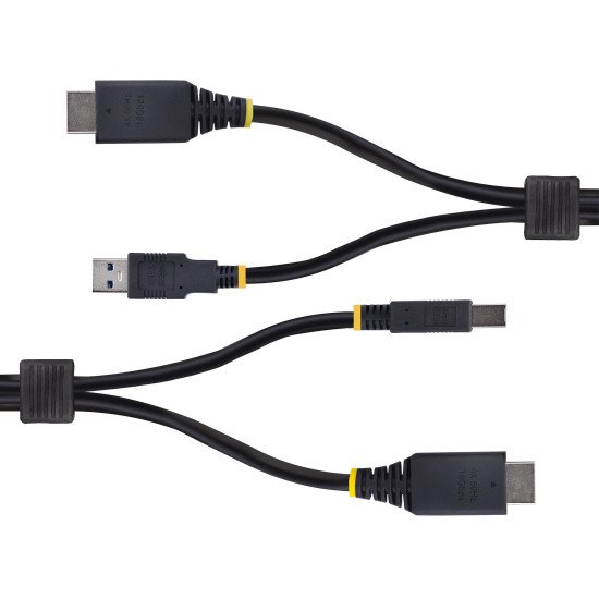 StarTech.com Câble KVM HDMI de 3 m et USB 5Gbps, 4K 60Hz, Câble Combo HDMI 2.0 et USB pour Commutateurs/Switchs KVM StarTech.com Câble KVM HDMI de 3 m et USB 5Gbps, 4K 60Hz, Câble Combo HDMI 2.0 et USB pour Commutateurs/Switchs KVM