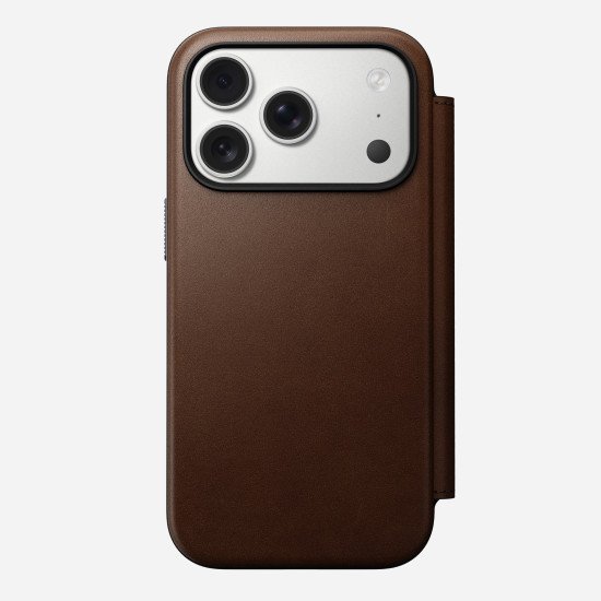Nomad Mag Leather Back coque de protection pour téléphones portables 16 cm (6.3") Housse Marron