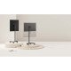 Manhattan Chariot pour TV/moniteurs, écrans 13"–42", Compatibilité VESA : de 75x75 à 200x200 mm (vérifiez les dimensions des quatre trous de fixation à l'arrière), charge max. 20 kg, 6 hauteurs, support
