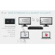 i-tec USB-C KVM Dock PRO for Three Hosts, Dual Video, with 2x Power Delivery, max 92W