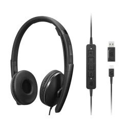 Lenovo 4XD1M45627 écouteur/casque Avec fil Arceau USB Type-C Noir Lenovo 4XD1M45627 écouteur/casque Avec fil Arceau USB Type-C Noir