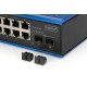 Digitus Commutateur industriel 8 + 2 ports Gigabit Ethernet PoE