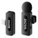 BOYA Système de microphone sans fil BY-V2.0 2,4 GHz 2,4 GHz