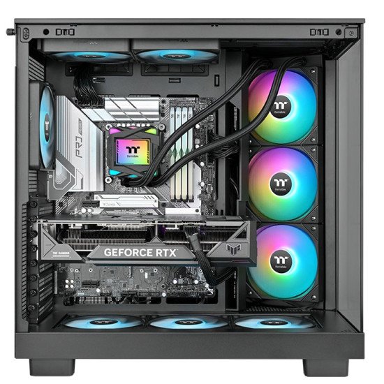 Thermaltake LA360 ARGB Carte-mère Kit de refroidissement du liquide 12 cm Noir 1 pièce(s) Thermaltake LA360 ARGB Carte-mère Kit de refroidissement du liquide 12 cm Noir 1 pièce(s)