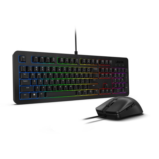 Lenovo GX31N91913 clavier Souris incluse Gaming USB Anglais américain Noir