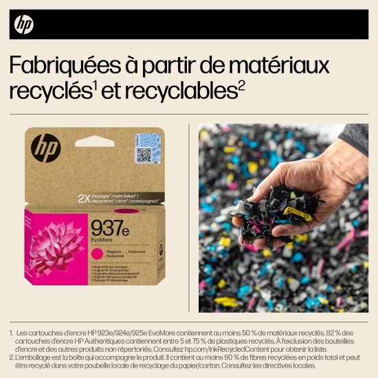 HP 937e Cartouche d'encre authentique Magenta EvoMore HP 937e Cartouche d'encre authentique Magenta EvoMore