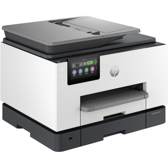 HP OfficeJet Pro Imprimante Tout-en-un 9130b, Couleur, Imprimante pour Petites/moyennes entreprises, Impression, copie, scan, fax, Sans fil; imprimer depuis un téléphone ou une tablette; chargeur automatique de documents; impression recto-verso; numérisat