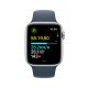 Apple Watch SE OLED 44 mm Numérique 368 x 448 pixels Écran tactile 4G Argent Wifi GPS (satellite)