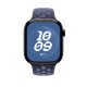 Apple Nike Sport Band Bande Bleu Aluminium, Fluoroélastomère Apple Nike Sport Band Bande Bleu Aluminium, Fluoroélastomère