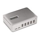 StarTech.com 10G5A2CS-USB-C-HUB hub & concentrateur USB 3.2 Gen 2 (3.1 Gen 2) Type-C 10000 Mbit/s Argent StarTech.com 10G5A2CS-USB-C-HUB hub & concentrateur USB 3.2 Gen 2 (3.1 Gen 2) Type-C 10000 Mbit/s Argent