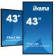iiyama LH4375UHS-B1AG affichage de messages 108 cm (42.5") LCD 500 cd/m² 4K Ultra HD Intégré dans le processeur Android 8.0 18/7