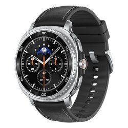Samsung Galaxy Watch 8 Classic 3,3 cm (1.3") AMOLED 46 mm Numérique 438 x 438 pixels Écran tactile 4G Argent Wifi GPS (satellite)