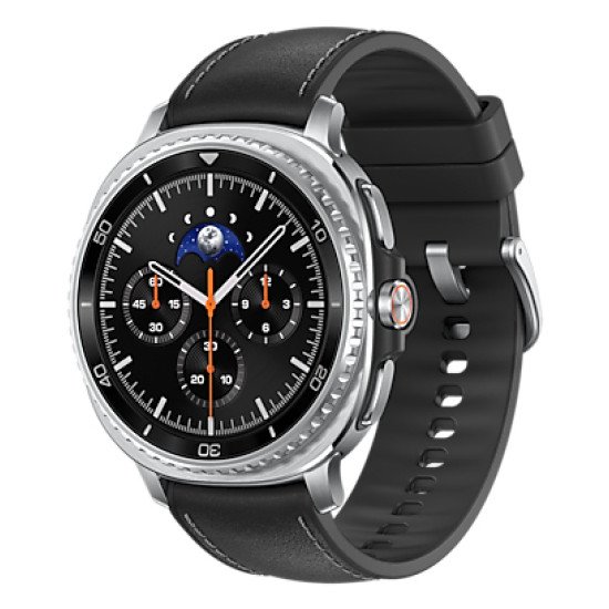 Samsung Galaxy Watch 8 Classic 3,3 cm (1.3") AMOLED 46 mm Numérique 438 x 438 pixels Écran tactile 4G Argent Wifi GPS (satellite)
