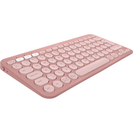 Logitech Pebble 2 Combo clavier Souris incluse RF sans fil + Bluetooth QWERTY US International Rose