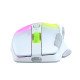 Turtle Beach Kone XP Air - Souris gaming RGB ergonomique, personnalisable et sans fil, Bluetooth, capteur optique 19 000 DPI, autonomie de batterie de 100 heures, station de charge, 29 entrées programmables, éclairage AIMO RGB, molette 4D Blanc