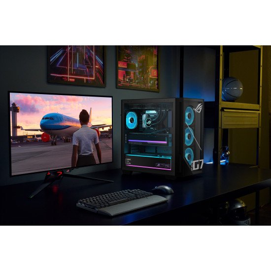 ASUS ROG G700 G700TF-07265F085W Intel Core Ultra 7 265F 32 Go DDR5-SDRAM 2 To SSD NVIDIA GeForce RTX 5070 Windows 11 Home Tower PC Noir