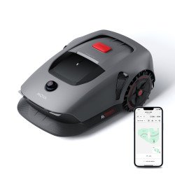 MOVA Tech M1000 tondeuse à gazon Tondeuse à gazon robot Batterie Noir, Gris, Rouge