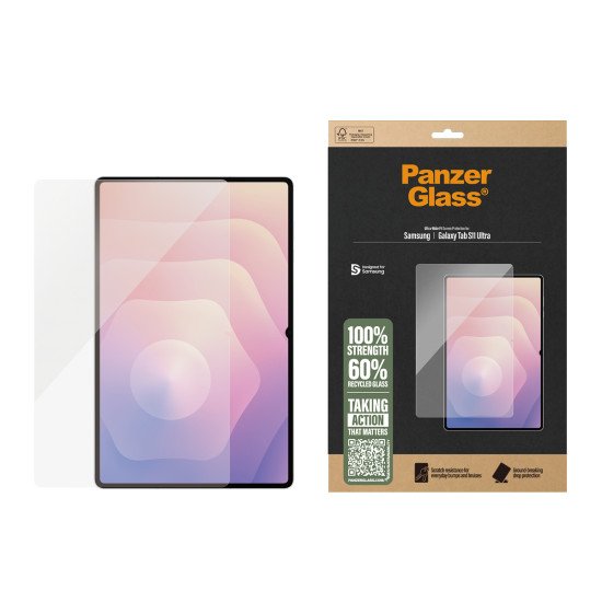 PanzerGlass ® Screen Protector Samsung Galaxy Tab S11 Ultra | Ultra-Wide Fit Protection d'écran transparent 1 pièce(s)