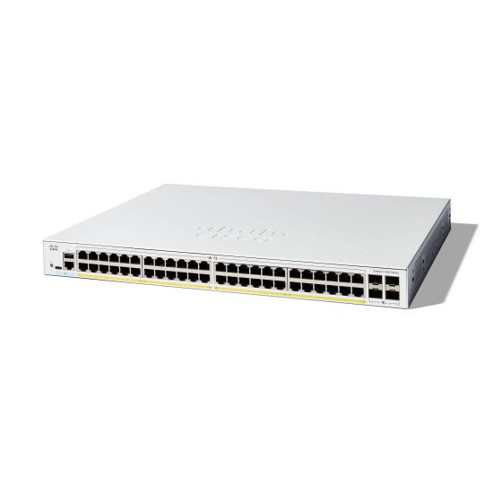 Cisco C1300-48P-4X commutateur réseau Géré L2/L3 Gigabit Ethernet (10/100/1000) Blanc