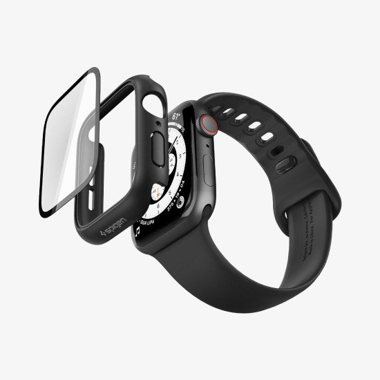 Spigen Thin Fit 360 Étui Noir Polycarbonate (PC)