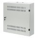 Intellinet Coffret mural 19" extra-plat avec rails 4U horizontaux et 2U verticaux, profondeur 170 mm, idéal AV/multimédia/surveillance, assemblé, gris RAL 7035