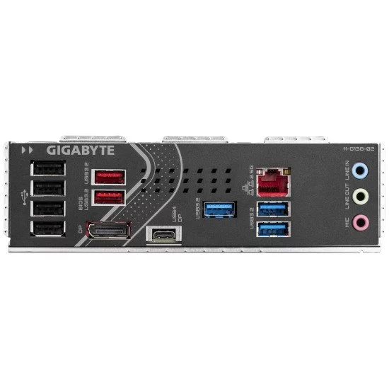 GIGABYTE Z890 EAGLE Carte Mère - Prend en charge les processeurs Intel Core Ultra (Série 2), VRM 14+1+2 phases, jusqu'à 8800MHz DDR5 (OC), 1x PCIe 5.0 M.2 + 3x PCIe 4.0 M.2, LAN 2,5GbE, USB4 GIGABYTE Z890 EAGLE Carte Mère - Prend en charge les processeurs Intel Core Ultra (Série 2), VRM 14+1+2 phases, jusqu'à 8800MHz DDR5 (OC), 1x PCIe 5.0 M.2 + 3x PCIe 4.0 M.2, LAN 2,5GbE, USB4