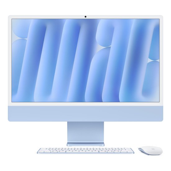 Apple iMac Apple M M4 59,7 cm (23.5") 4480 x 2520 pixels PC All-in-One 16 Go 256 Go SSD macOS Sequoia Wi-Fi 6E (802.11ax) Bleu Apple iMac Apple M M4 59,7 cm (23.5") 4480 x 2520 pixels PC All-in-One 16 Go 256 Go SSD macOS Sequoia Wi-Fi 6E (802.11ax) Bleu