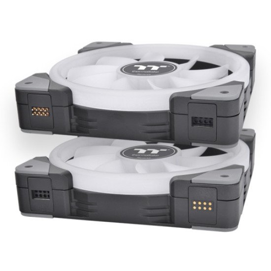 Thermaltake SWAFAN EX12 RGB PC Cooling Fan TT Premium Edition Boitier PC Refroidisseur d'air 12 cm Noir 3 pièce(s) Thermaltake SWAFAN EX12 RGB PC Cooling Fan TT Premium Edition Boitier PC Refroidisseur d'air 12 cm Noir 3 pièce(s)