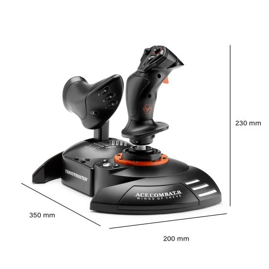 Thrustmaster T.Flight HOTAS NEO-X Ace Combat 8 Wings of Theve Edition Noir, Orange USB simulation de vol Analogique/Numérique PC, Xbox One, Xbox Series S, Xbox Series X