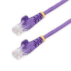 StarTech.com Câble réseau Cat5e sans crochet de 10 m - Violet StarTech.com Câble réseau Cat5e sans crochet de 10 m - Violet