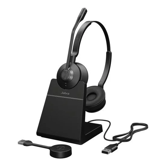 Jabra Engage 55 SE Casque Sans fil Arceau Bureau/Centre d'appels Noir Jabra Engage 55 SE Casque Sans fil Arceau Bureau/Centre d'appels Noir