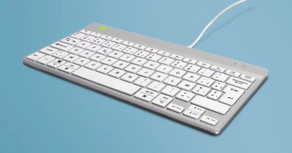 R-Go Tools Clavier ergonomique R-Go Compact Break, clavier compact avec ...