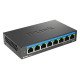 D-Link DMS-108 Non-géré 2.5G Ethernet (100/1000/2500) Noir