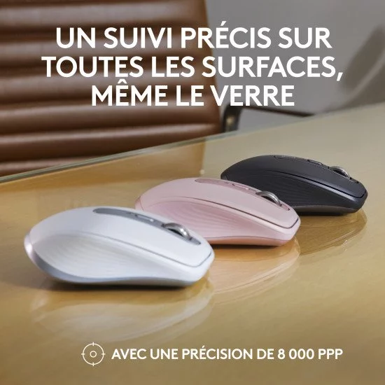 Logitech MX Anywhere 3s B2B souris Droitier RF sans fil + Bluetooth Logitech MX Anywhere 3s B2B souris Droitier RF sans fil + Bluetooth