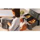 Ninja DZ300EU friteuse Double 7,6 L Autonome 2400 W Friteuse d'air chaud Gris Ninja DZ300EU friteuse Double 7,6 L Autonome 2400 W Friteuse d'air chaud Gris