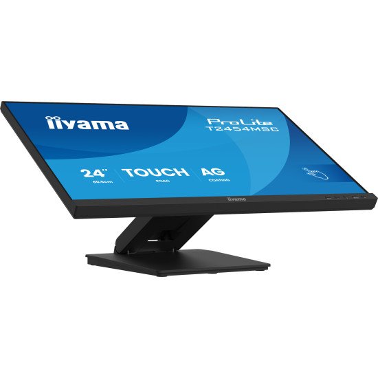 iiyama ProLite T2454MSC-B3AG écran PC 60,5 cm (23.8") 1920 x 1080 pixels Full HD LED Écran tactile Multi-utilisateur Noir iiyama ProLite T2454MSC-B3AG écran PC 60,5 cm (23.8") 1920 x 1080 pixels Full HD LED Écran tactile Multi-utilisateur Noir