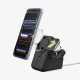 Spigen Magsafe Duo Charger Stand (Mag Fit) Smartphone, Smartwatch Noir USB Recharge sans fil Intérieure