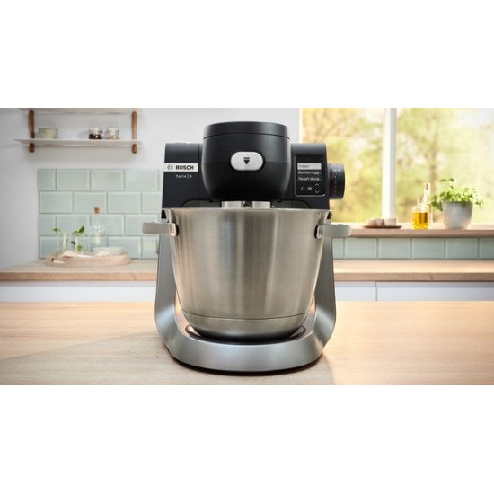 Bosch Serie 6 MUMS6ZS13D robot de cuisine 1600 W 5,5 L Noir, Acier inoxydable Balances intégrées