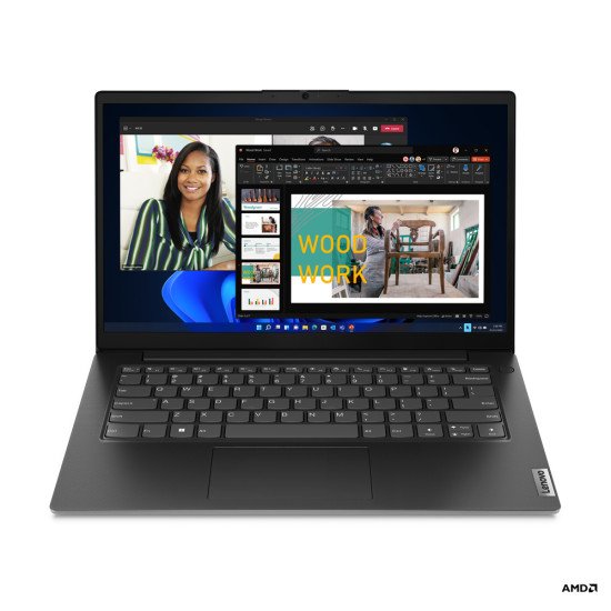 Lenovo V 14 G4 AMN 7520U 35,6 cm (14") Full HD AMD Ryzen™ 5 16 Go LPDDR5-SDRAM 512 Go SSD Wi-Fi 5 (802.11ac) Windows 11 Pro Noir