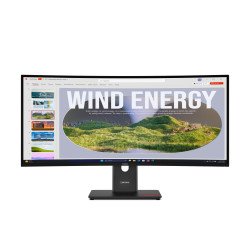 Lenovo ThinkVision T34WD-40 LED display 86,4 cm (34") 3440 x 1440 pixels Wide Quad HD Noir Lenovo ThinkVision T34WD-40 LED display 86,4 cm (34") 3440 x 1440 pixels Wide Quad HD Noir