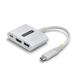 StarTech.com Adaptateur Multiport USB-C vers HDMI avec Charge PD 140W, HDMI 4K 60Hz, Hub USB 5 Gbps, Mini Dock pour MacBook / Dell / Thinkpad / HP / iPad / Tablettes