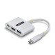 StarTech.com Adaptateur Multiport USB-C vers HDMI avec Charge PD 140W, HDMI 4K 60Hz, Hub USB 5 Gbps, Mini Dock pour MacBook / Dell / Thinkpad / HP / iPad / Tablettes