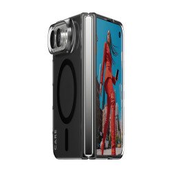 PanzerGlass CARE™ by ® SL1M Case Smokey w. Black MagSafe iPhone Duo coque de protection pour téléphones portables Housse Noir