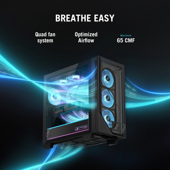 ASUS ROG G700 G700TF-07265F085W Intel Core Ultra 7 265F 32 Go DDR5-SDRAM 2 To SSD NVIDIA GeForce RTX 5070 Windows 11 Home Tower PC Noir